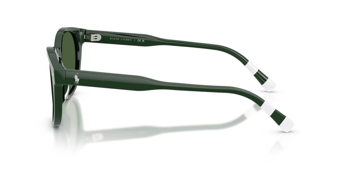 Occhiali da sole polo ph4241u 631671 verde round masculino taglia 52mm - Vista dettagliata