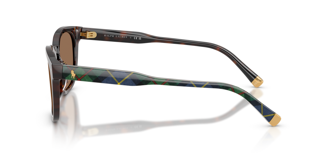 Sunglasses polo ph4242u 562573 havana square masculino size 52mm - Detailed view