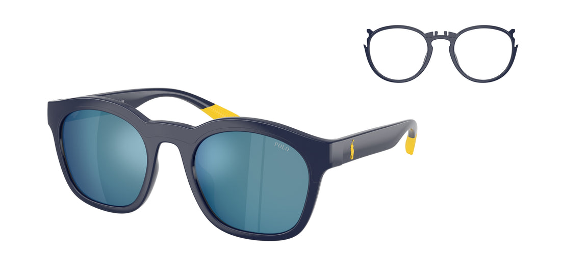 Sunglasses polo ph4243u 558855 azul square masculino size 51mm - Main view