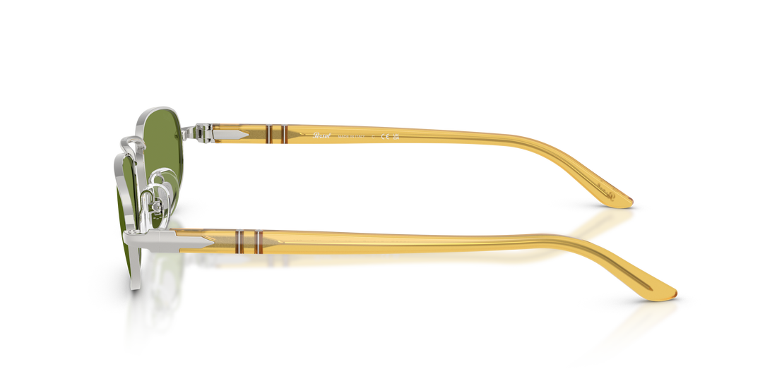 Óculos de sol persol po1028s 518/4e plateado pillow unisex tamanho 56mm - Vista de detalhe