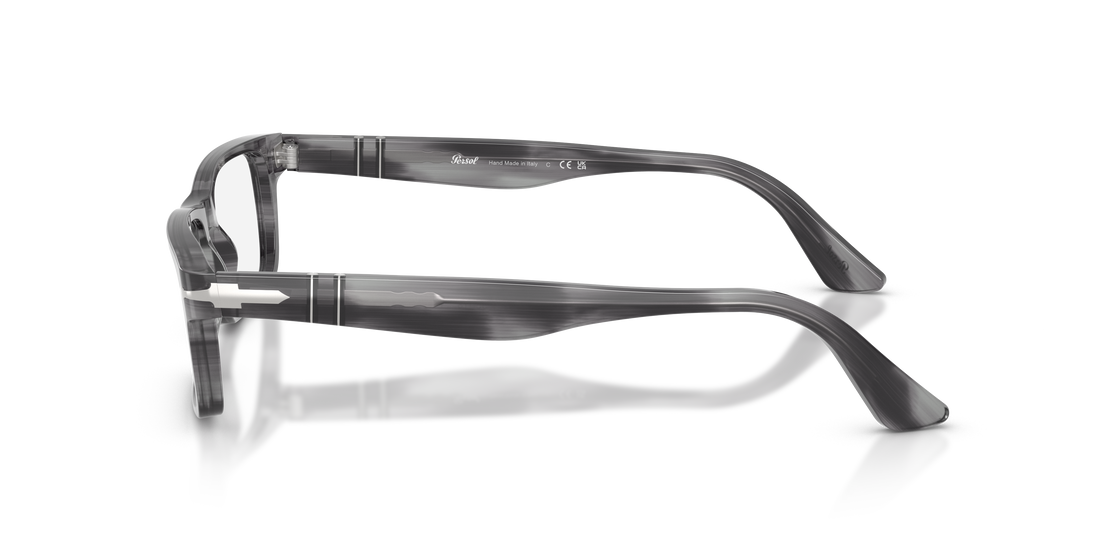 Gafas graduadas persol po3050v 1192 gris rectangular masculino talla 53mm - Vista de detalle