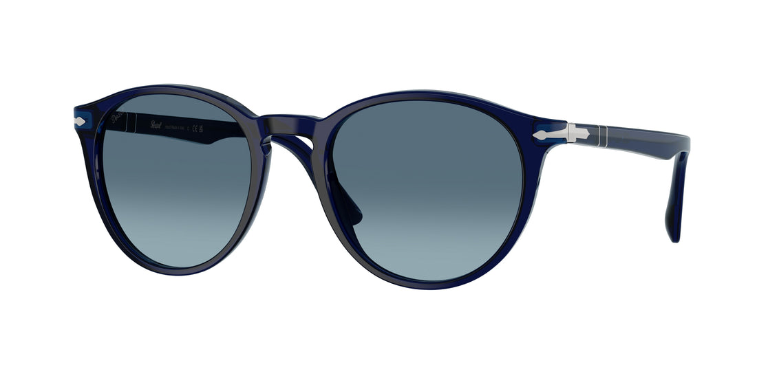 Occhiali da sole persol po3152s 181/q8 azul round masculino taglia 52mm - Vista principale