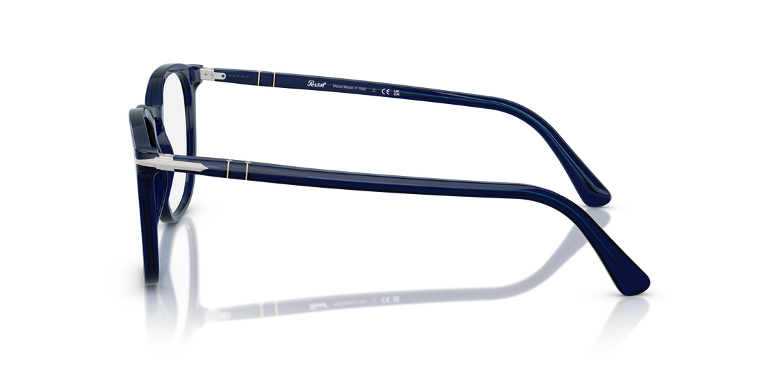 Occhiali da vista persol po3318v 181 azul pantos unisex taglia 51mm - Vista dettagliata