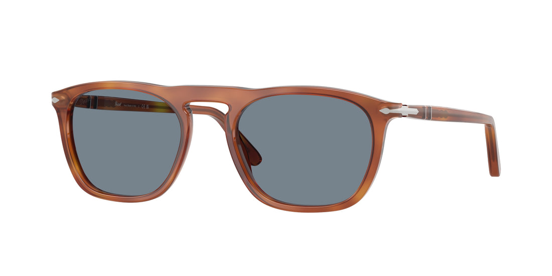 Sunglasses persol po3391s gae 96/56 marron square unisex size 53mm - Main view
