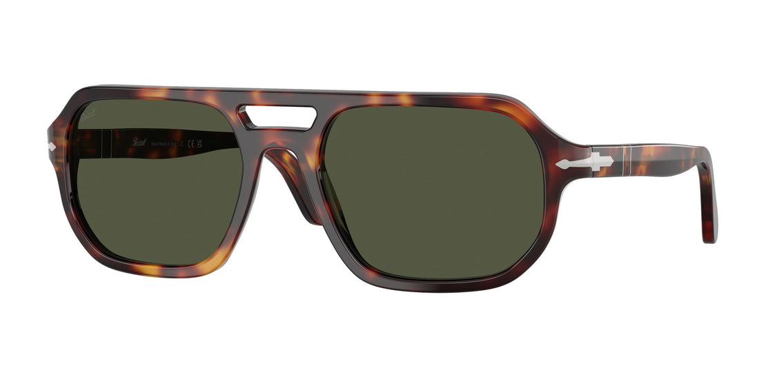 Occhiali da sole persol po3393s guido 24/31 havana pillow unisex taglia 59mm - Vista principale