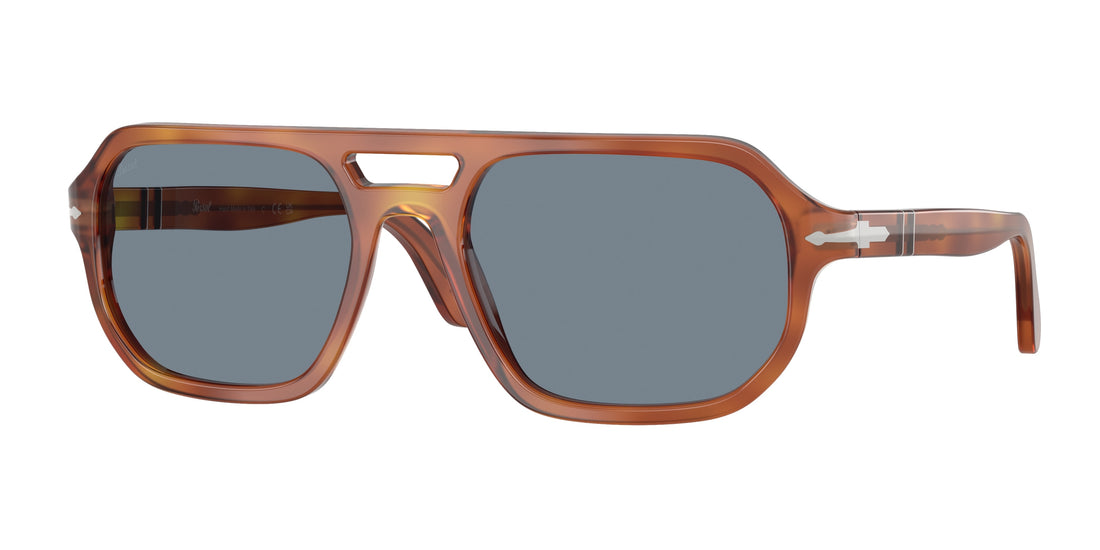 Occhiali da sole persol po3393s guido 96/56 marron pillow unisex taglia 56mm - Vista principale
