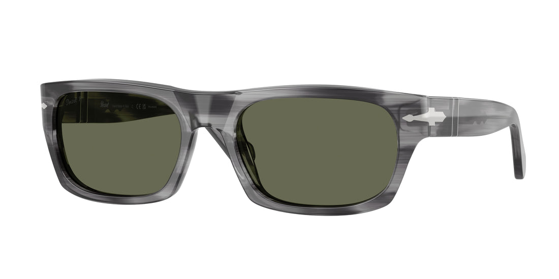 Occhiali da sole persol po3398s 119258 gris rectangular unisex taglia 58mm - Vista principale
