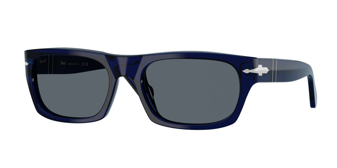Sunglasses persol po3398s 181/r5 azul rectangular unisex size 58mm - Main view