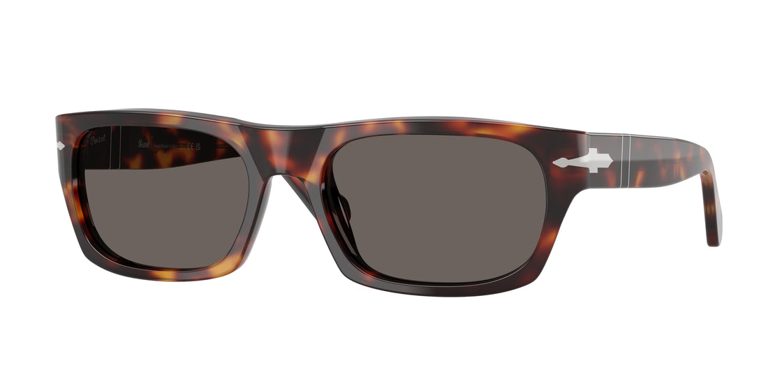 Occhiali da sole persol po3398s 24/b1 havana rectangular unisex taglia 55mm - Vista principale
