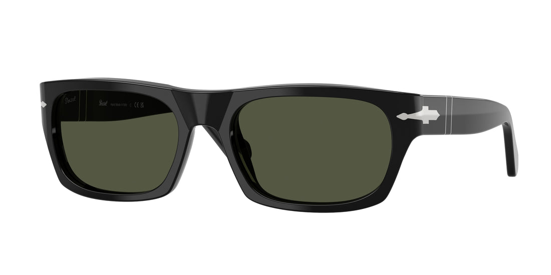 Occhiali da sole persol po3398s 95/31 negro rectangular unisex taglia 55mm - Vista principale