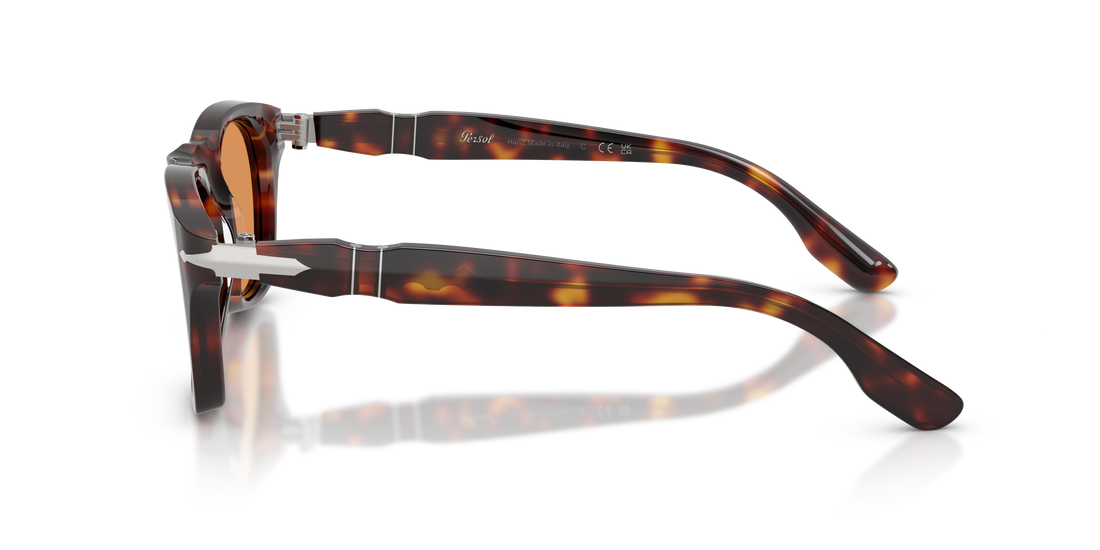 Occhiali da sole persol po8001s 24/3l havana pantos unisex taglia 51mm - Vista dettagliata