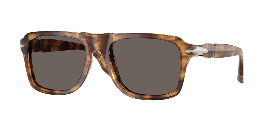Occhiali da sole persol po8002s 1243b1 havana rectangular masculino taglia 55mm - Vista principale