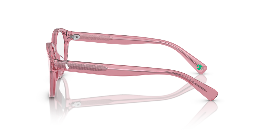 Gafas graduadas polo pp8546u 5220 rosa round unisex talla 47mm - Vista de detalle