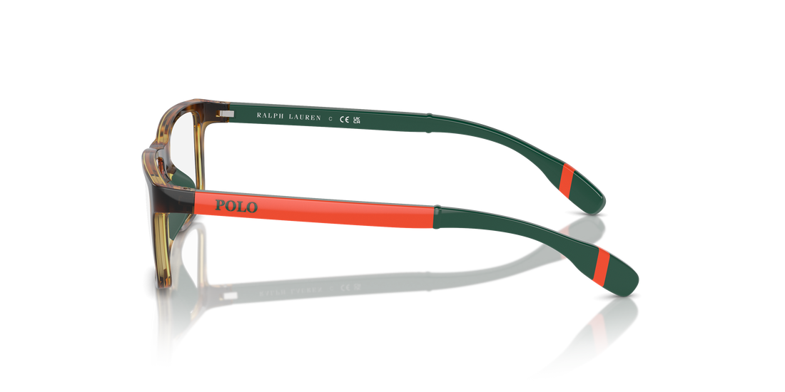 Gafas graduadas polo pp8547u 5003 havana rectangular masculino talla 49mm - Vista de detalle