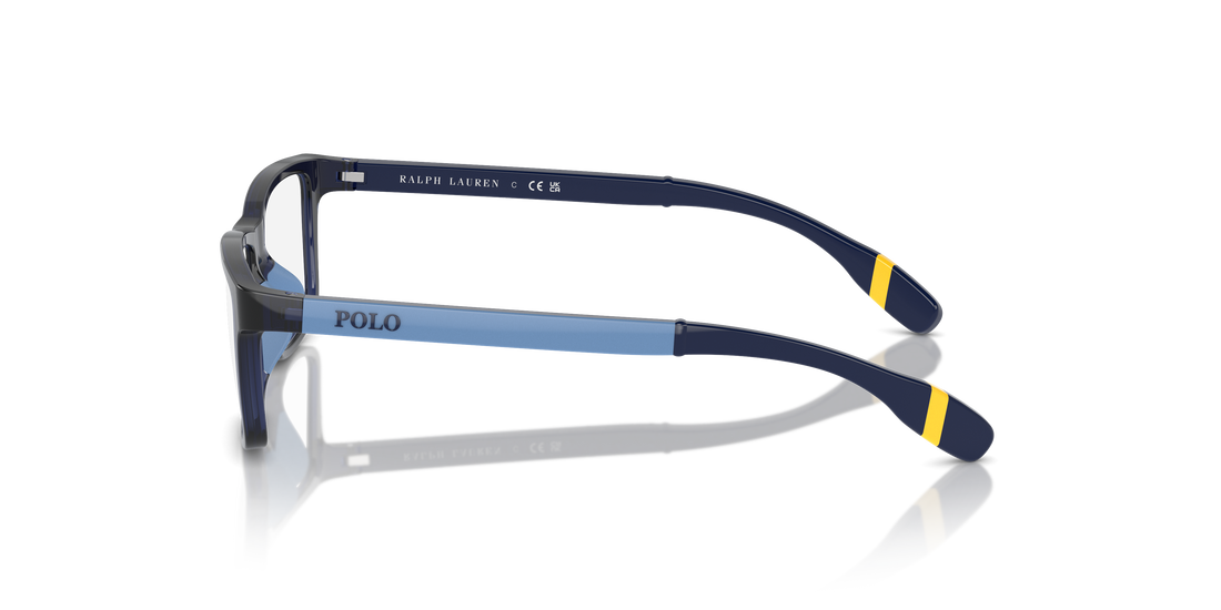 Gafas graduadas polo pp8547u 5903 azul rectangular masculino talla 49mm - Vista de detalle