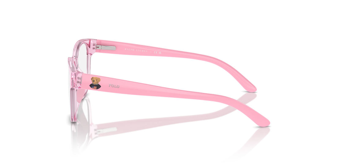 Gafas graduadas polo pp8549u 6193 rosa round unisex talla 45mm - Vista de detalle