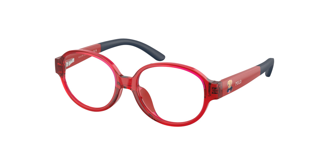 Lunettes de vue polo pp8552u 5102 rojo oval infantil taille 43mm - Vue principale