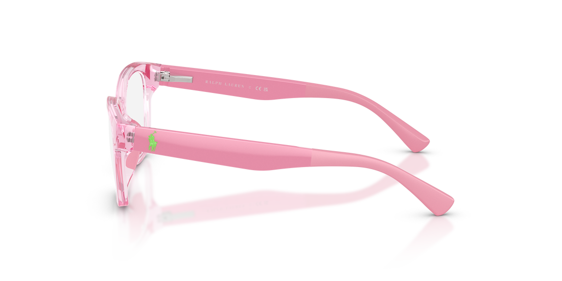 Óculos graduados polo pp8553u 6193 violeta pillow infantil tamanho 47mm - Vista de detalhe