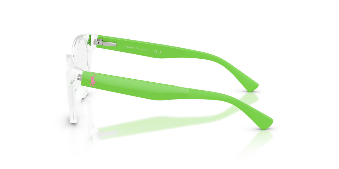 Óculos graduados polo pp8554u 5002 transparente pantos infantil tamanho 49mm - Vista de detalhe