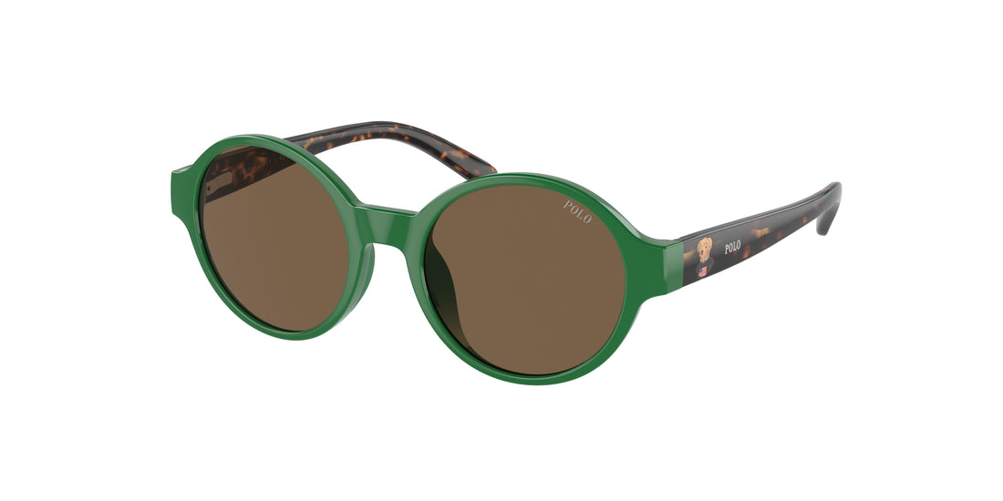 Occhiali da sole polo pp9508u 619273 verde round unisex taglia 44mm - Vista principale