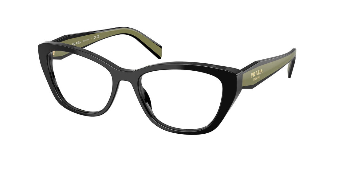 Occhiali da vista prada pr 19wv 03k1o1 negro cat eye femenino taglia 53mm - Vista principale