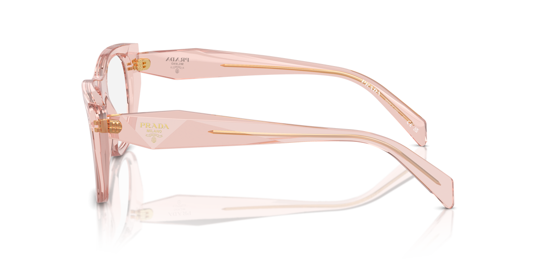 Brillen prada pr a18v 19q1o1 naranja irregular femenina größe 52mm - Detailansicht