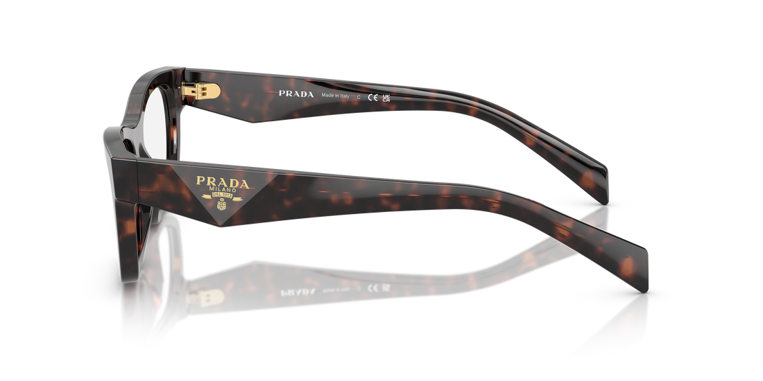 Lunettes de vue prada pr b01v 17n1o1 carey butterfly femenino taille 52mm - Vue détaillée