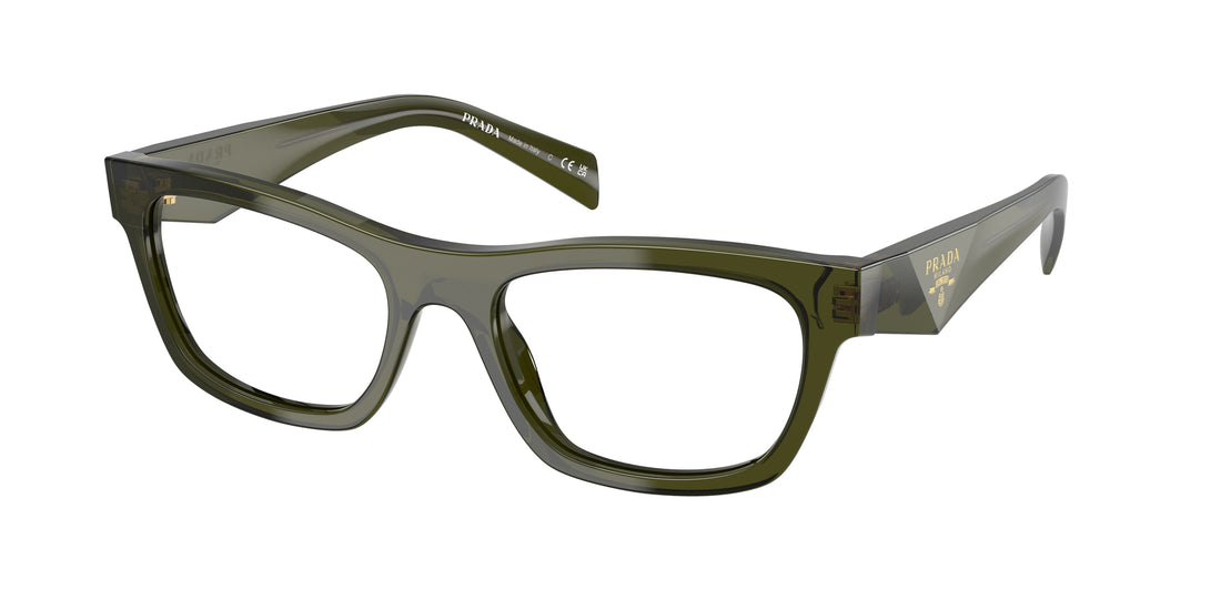 Lunettes de vue prada pr b01v 19z1o1 verde butterfly femenino taille 52mm - Vue principale