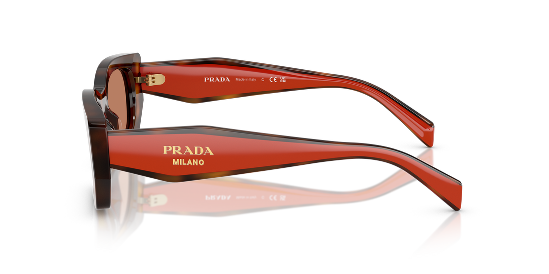 Sonnenbrillen prada pr b05s 01k90q havana pillow femenino größe 53mm - Detailansicht