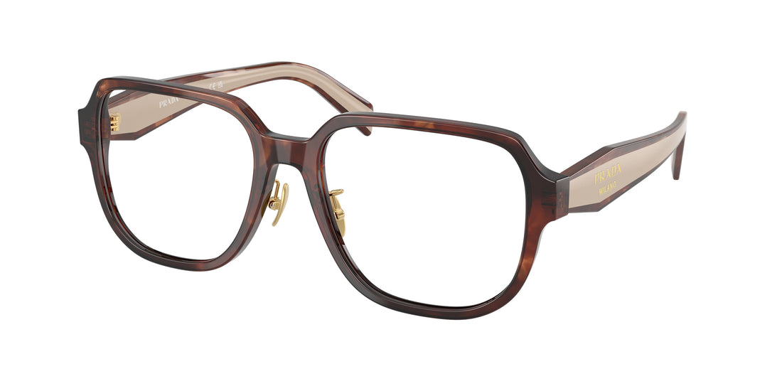Occhiali da vista prada pr b07vd 07r1o1 marrón pillow femenino taglia 56mm - Vista principale