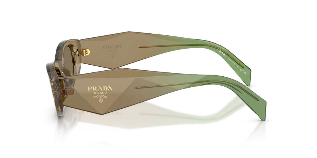 Occhiali da sole prada pr b16s 29e90f marron oval femenino taglia 50mm - Vista dettagliata