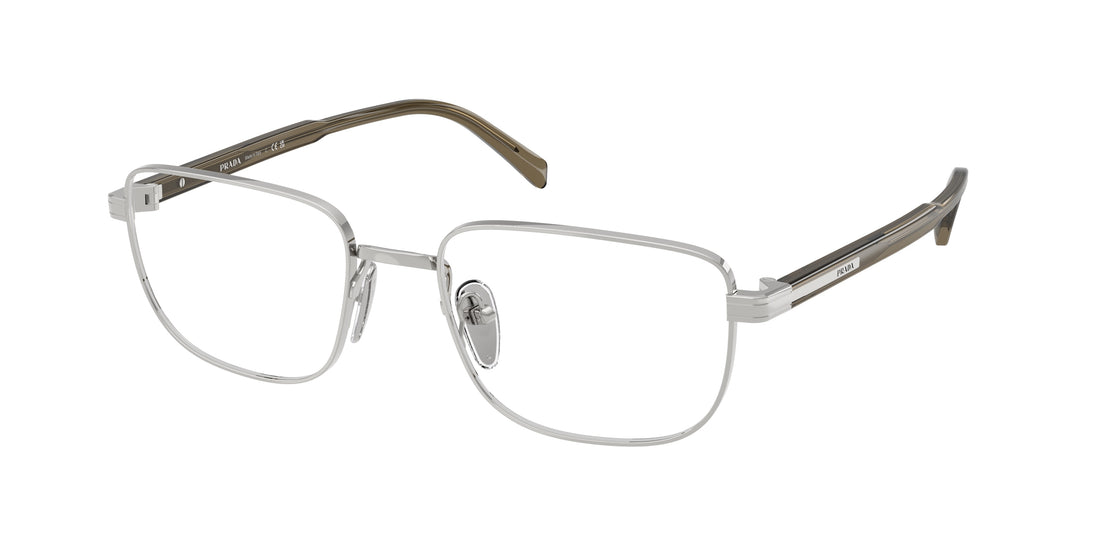 Occhiali da vista prada pr b51v 11u1o1 plateado rectangular masculino taglia 53mm - Vista principale