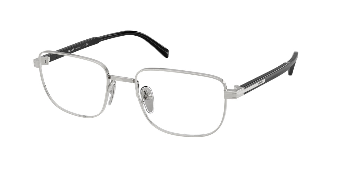 Occhiali da vista prada pr b51v 1bc1o1 plateado rectangular masculino taglia 55mm - Vista principale