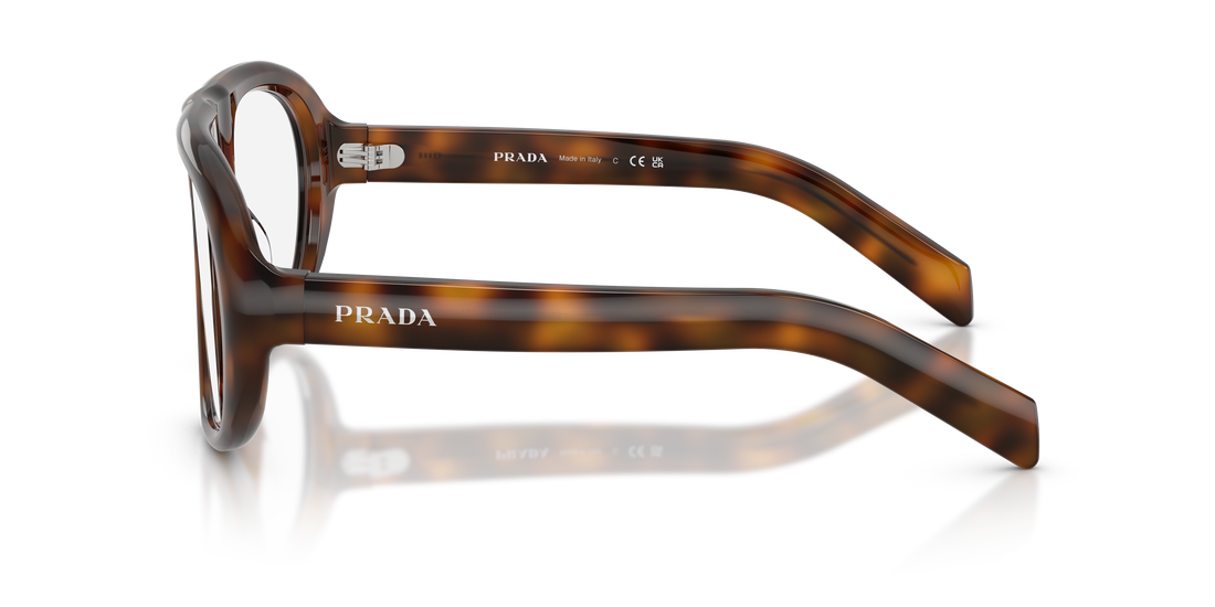 Sonnenbrillen prada pr c05s 20d08n havana irregular femenino größe 57mm - Detailansicht