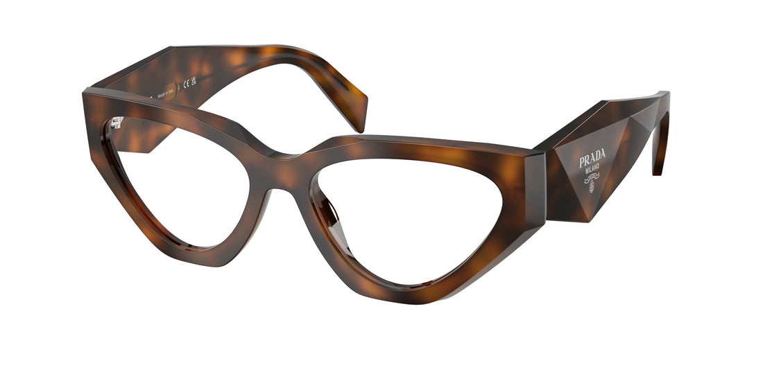 Occhiali da vista prada pr c07v 20d1o1 havana irregular femenino taglia 54mm - Vista principale