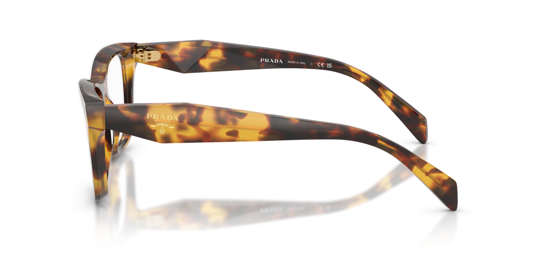 Occhiali da vista prada pr c10v 14l1o1 havana butterfly femenino taglia 52mm - Vista dettagliata