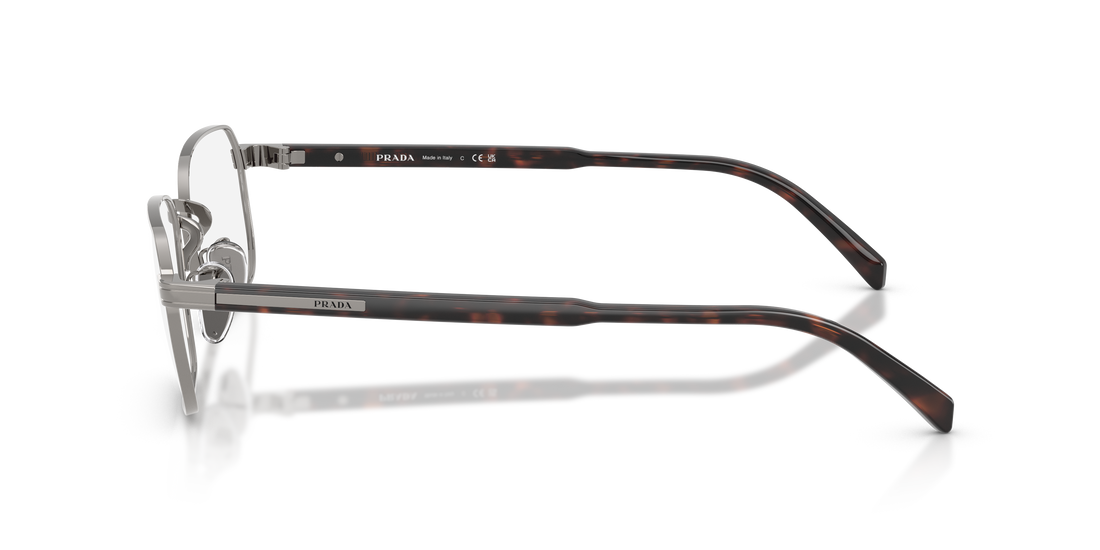 Occhiali da vista prada pr c50vd 5av1o1 gris pillow masculino taglia 55mm - Vista dettagliata