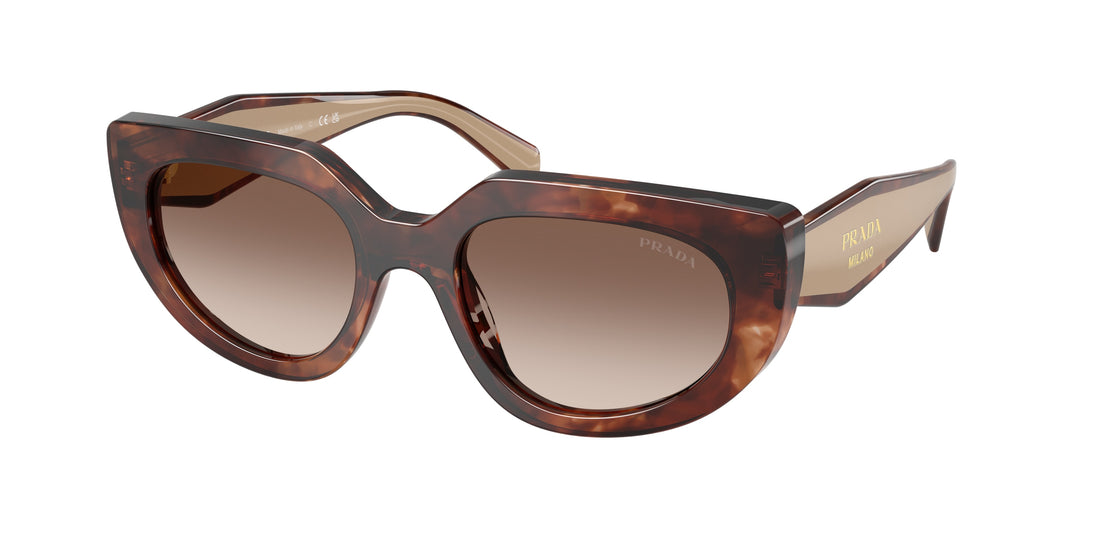 Occhiali da sole prada pr d02s 00k10s havana oval femenino taglia 53mm - Vista principale
