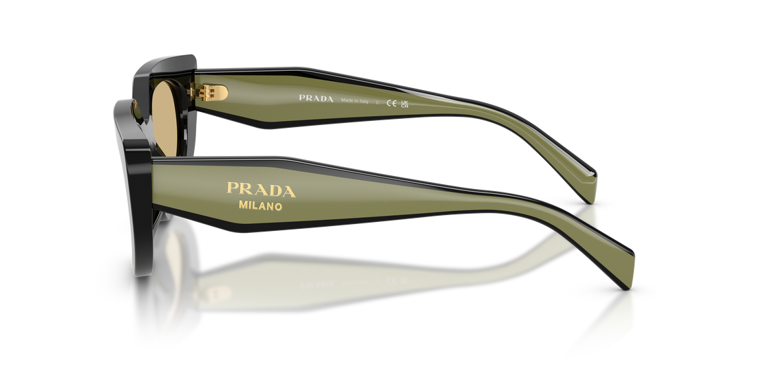 Occhiali da sole prada pr d02s 03k10r negro oval femenino taglia 53mm - Vista dettagliata