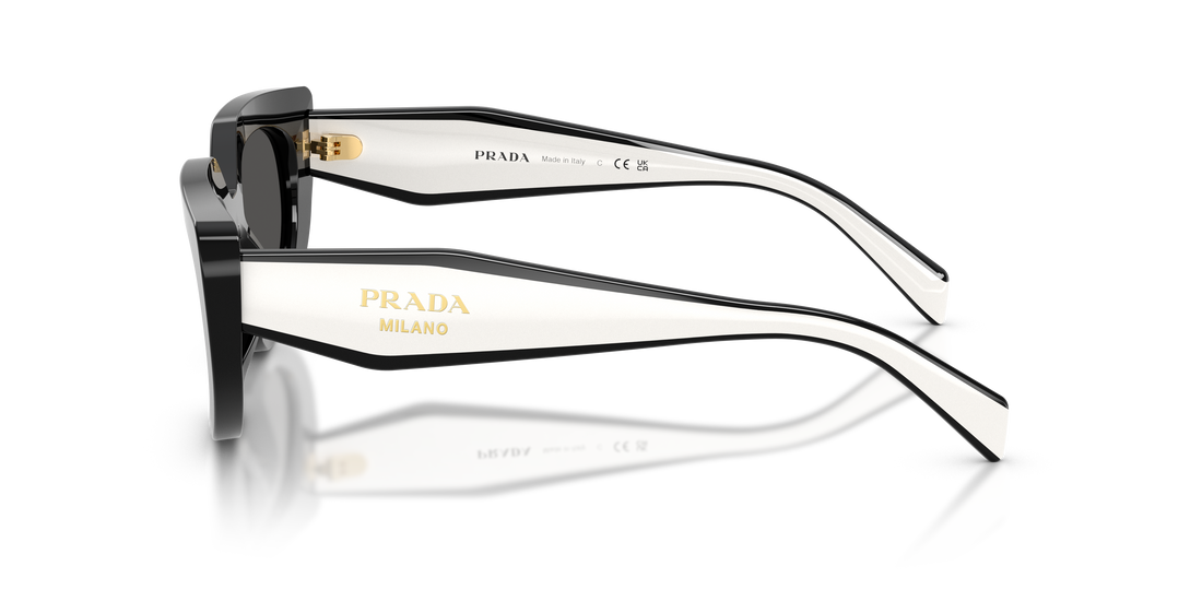 Sonnenbrillen prada pr d02s 20g08z negro oval femenino größe 53mm - Detailansicht