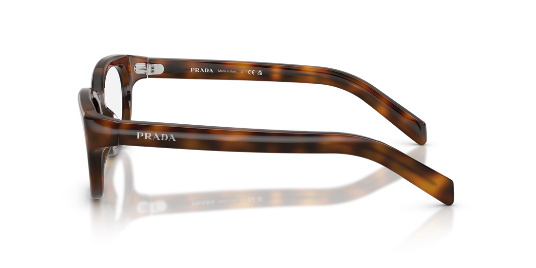 Occhiali da vista prada pr d03vu 20d1o1 havana pantos femenino taglia 52mm - Vista dettagliata