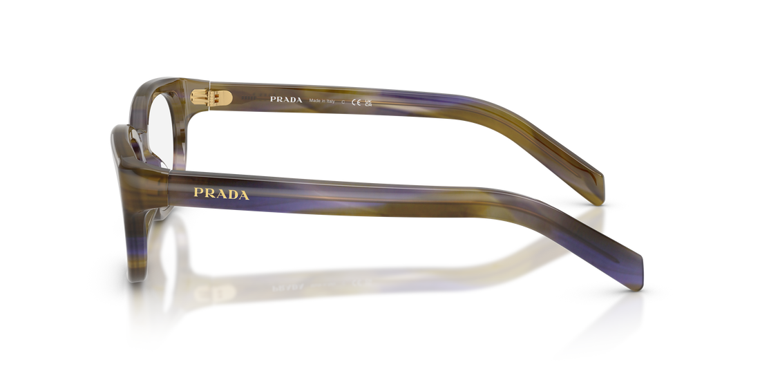 Occhiali da vista prada pr d03vu 23g1o1 havana pantos femenino taglia 52mm - Vista dettagliata