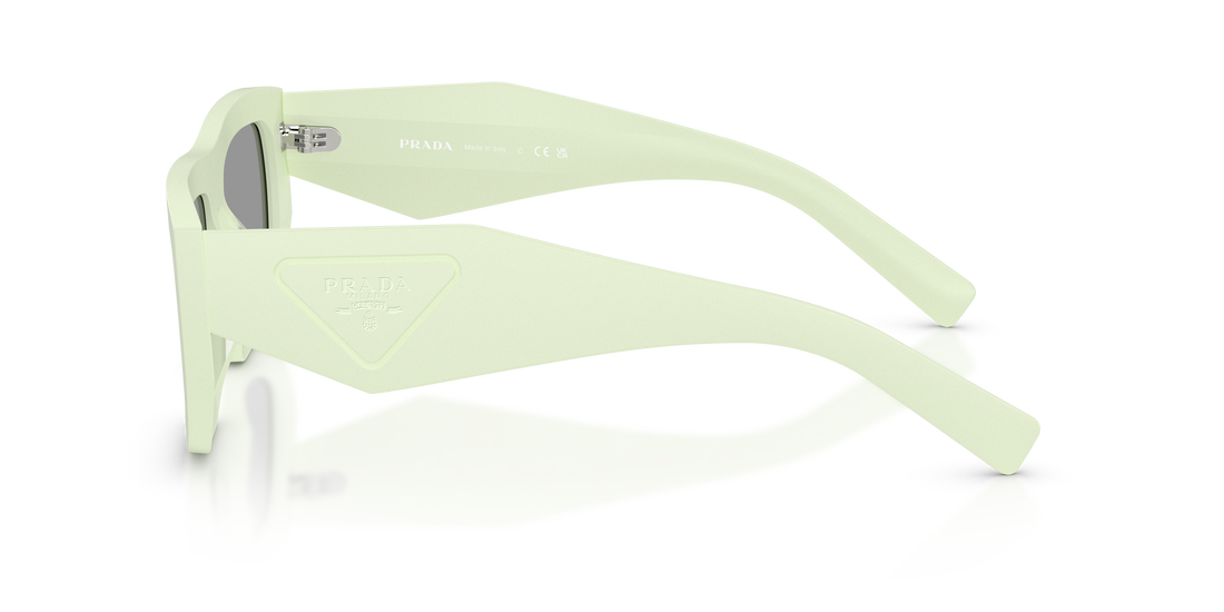Sunglasses prada pr d04su 05k50q verde irregular femenino size 53mm - Detailed view