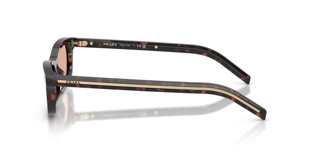 Sunglasses prada pr d05s 17n50w havana pillow femenino size 52mm - Detailed view