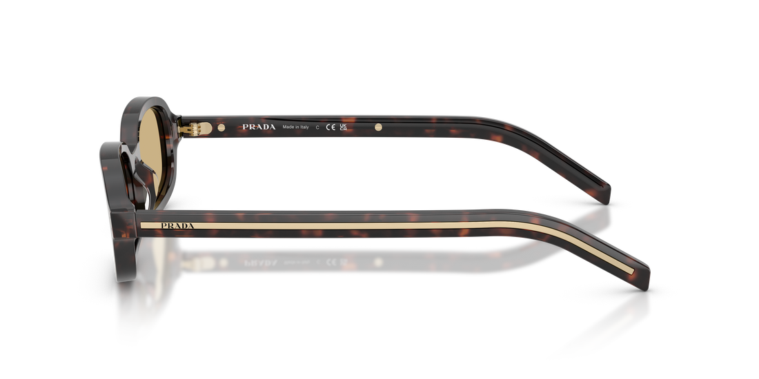 Sunglasses prada pr d06s 17n70r havana oval femenino size 50mm - Detailed view