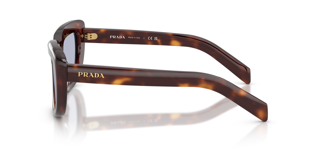 Sunglasses prada pr d07s 15w30x havana rectangular femenino size 53mm - Detailed view