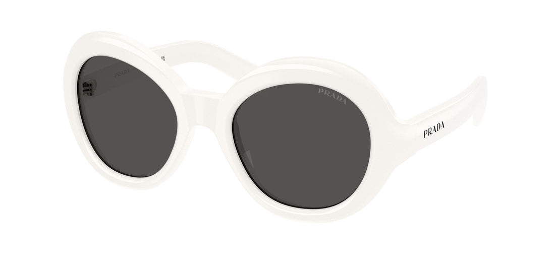 Sunglasses prada pr d08su 17k08z blanco round femenino size 53mm - Main view
