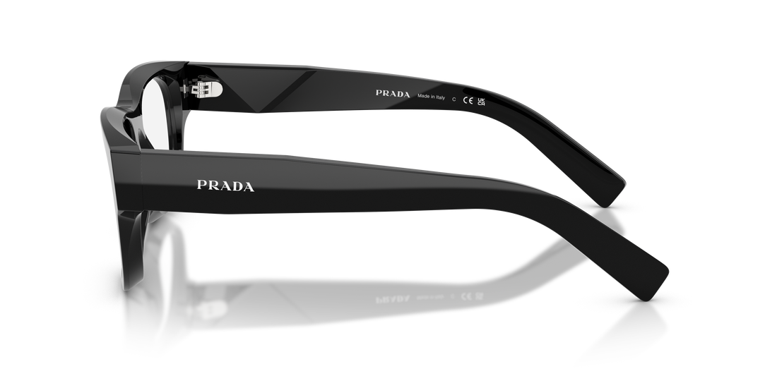 Occhiali da vista prada pr d08vu 16k1o1 negro square masculino taglia 51mm - Vista dettagliata