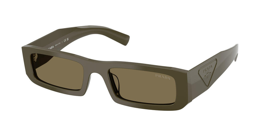 Sunglasses prada pr d09sd 26j90f verde rectangular masculino size 54mm - Main view