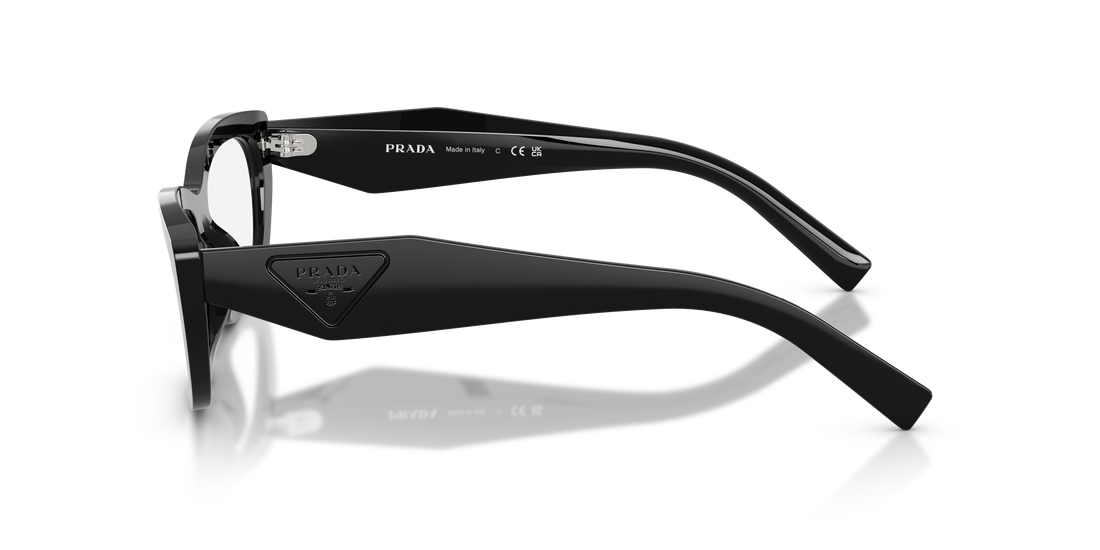 Lunettes de vue prada pr d09v 16k1o1 negro irregular femenino taille 54mm - Vue détaillée